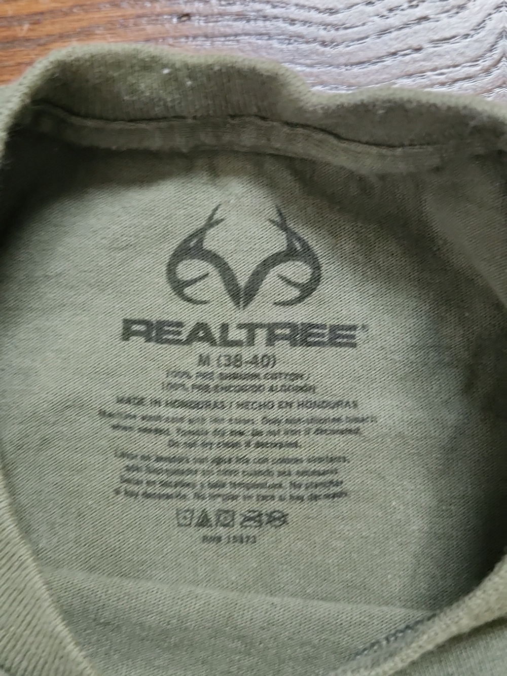 Realtree Olive Green Short Sleeve Logo Tee - Picture 2 of 5